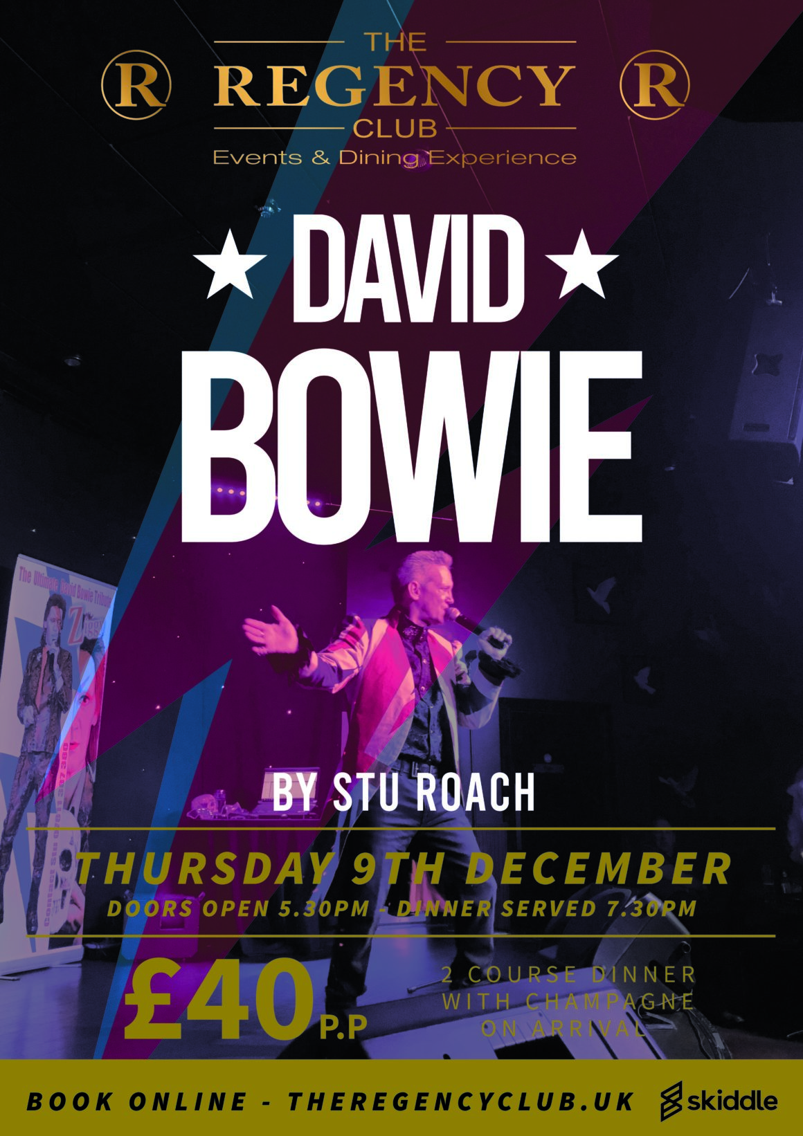 David Bowie by Stu Roach – Thur 9 Dec