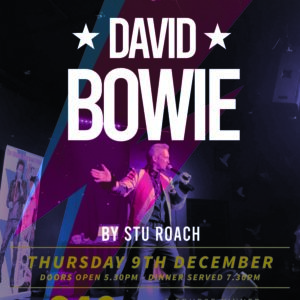David Bowie by Stu Roach – Thur 9 Dec