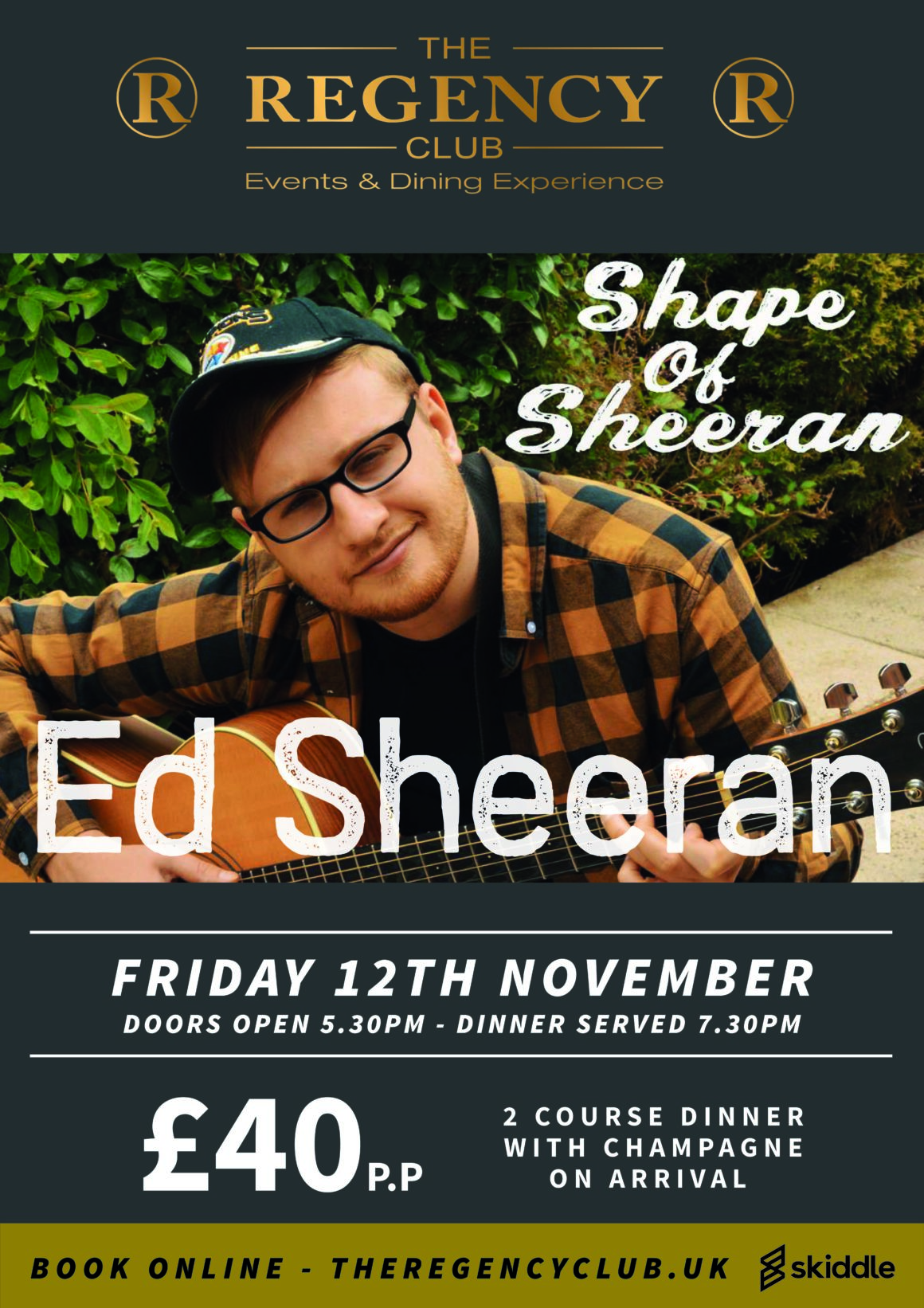 Shape of Sheeran – Fri 12 Nov