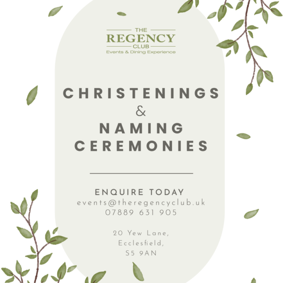 Christening & Naming Ceremonies – 11 Nov 22